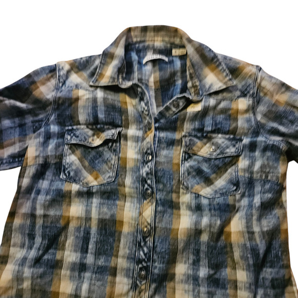 Orvis Plaid Flannel Button-Up Shirt - Size Small - Picture 1 of 6